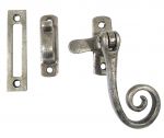 Light Pewter Reversible Rat Tail Window Latch (PEW19M)